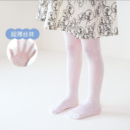 女童连裤袜夏季超薄网眼打底裤