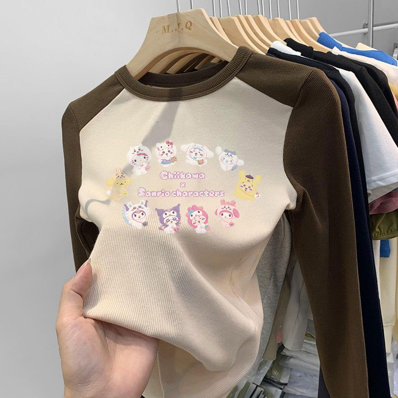 女童德绒打底衫三丽鸥新款保暖衣