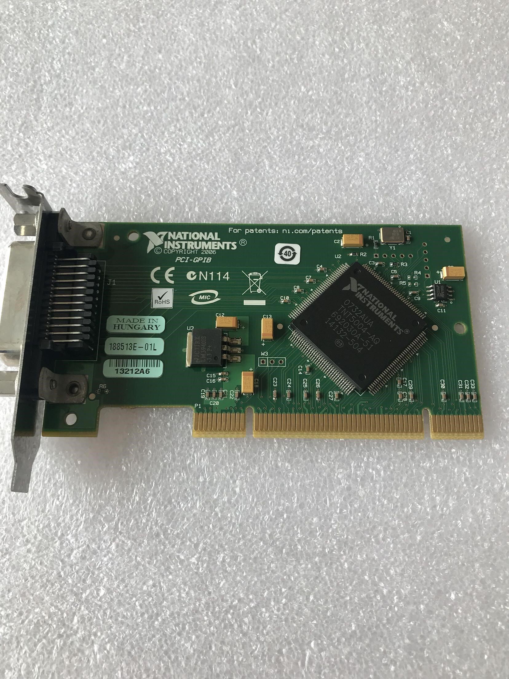 ni pci-gpib卡 窄板 2007版小卡778032-01 原装进口 可