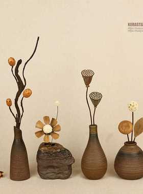 摆件客厅家居饰品置物架多宝阁展示柜新中式装饰品桌面摆设小花瓶