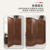 新中式 简约现代屏风隔断简易折叠客厅遮挡玄关架可移动折屏办公室