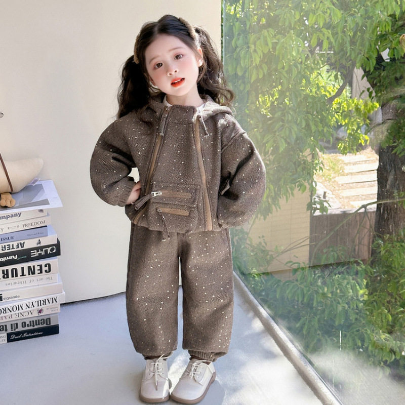 女童加绒套装儿童衣服2025新款小女孩冬装超好看韩系运动套装百搭,户外/登山/野营/旅行用品,作训外套/套装/野战套装,淘宝优惠券,粉丝福利购,淘宝优惠卷