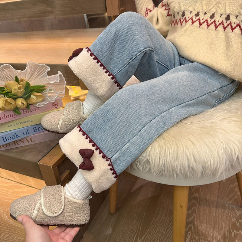 女童加绒牛仔裤2025新款儿童冬季蝴蝶新年宝宝加厚直筒裤子休闲裤,童装/婴儿装/亲子装,儿童牛仔裤,淘宝优惠券,粉丝福利购,淘宝优惠卷