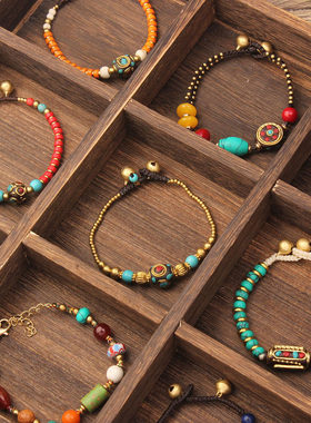 新款藏式民族风天然石手