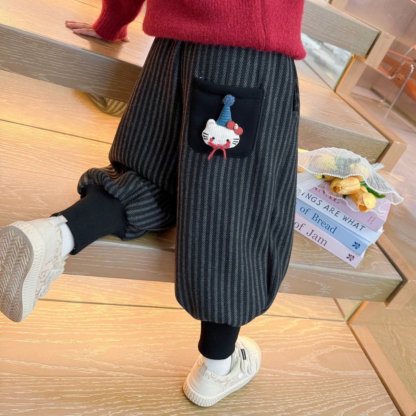 女小童加绒裤子秋冬款2025新款女宝宝加厚羊羔绒棉裤儿童冬装卫裤,女装/女士精品,卫裤,淘宝优惠券,粉丝福利购,淘宝优惠卷