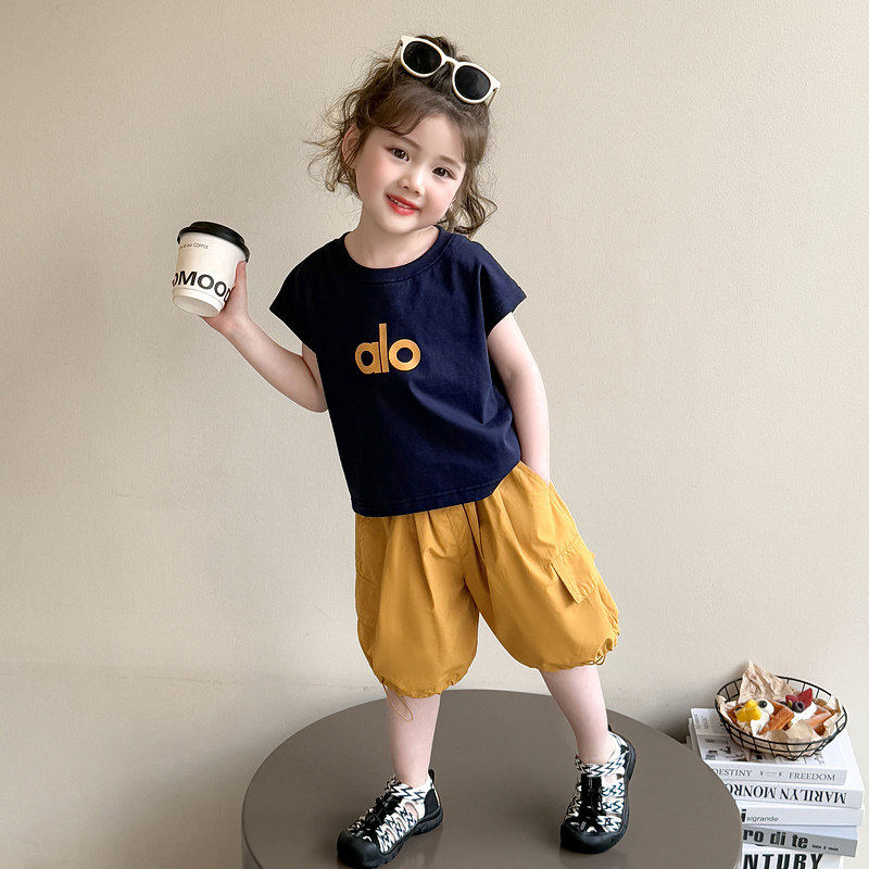 女小童运动套装夏季2025新款女宝宝背心短裤夏装小女孩宽松两件套,女装/女士精品,休闲运动套装,淘宝优惠券,粉丝福利购,淘宝优惠卷