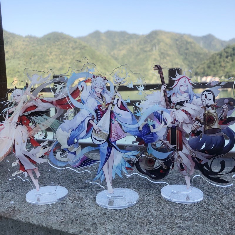 阴阳师姑获鸟大岳丸摆件立牌