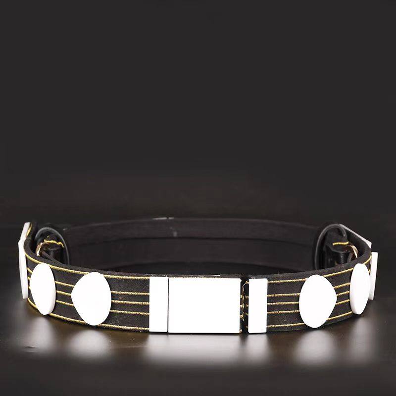 斜塘衣庄圆领袍古风腰带