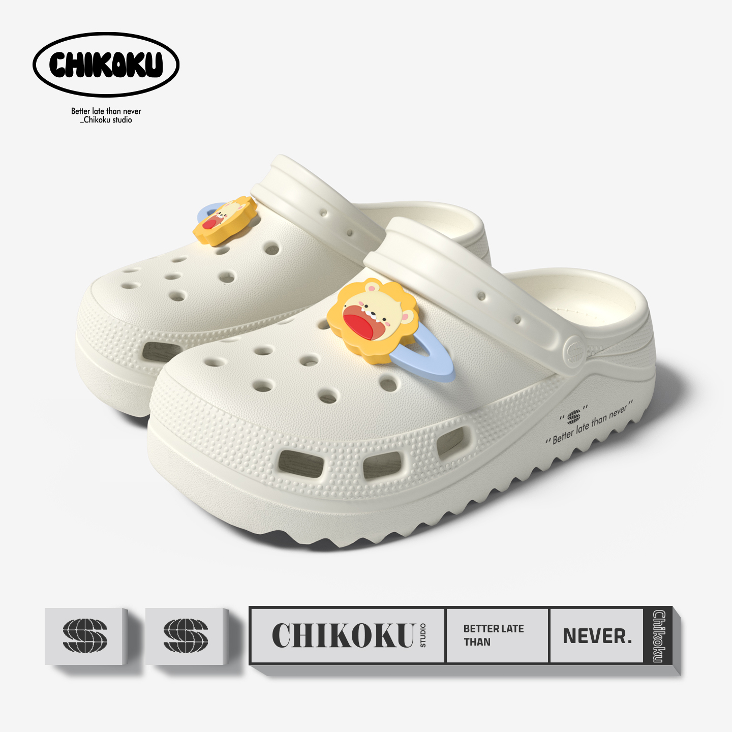 chikoku情侣户外旅行洞洞鞋