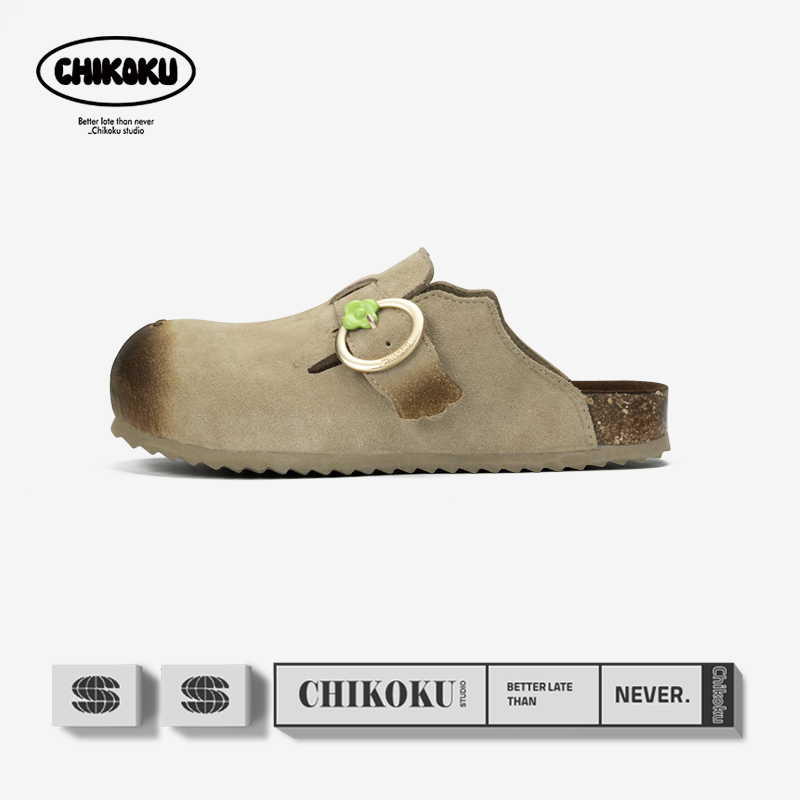 chikoku卡皮巴拉勃肯鞋女夏外穿