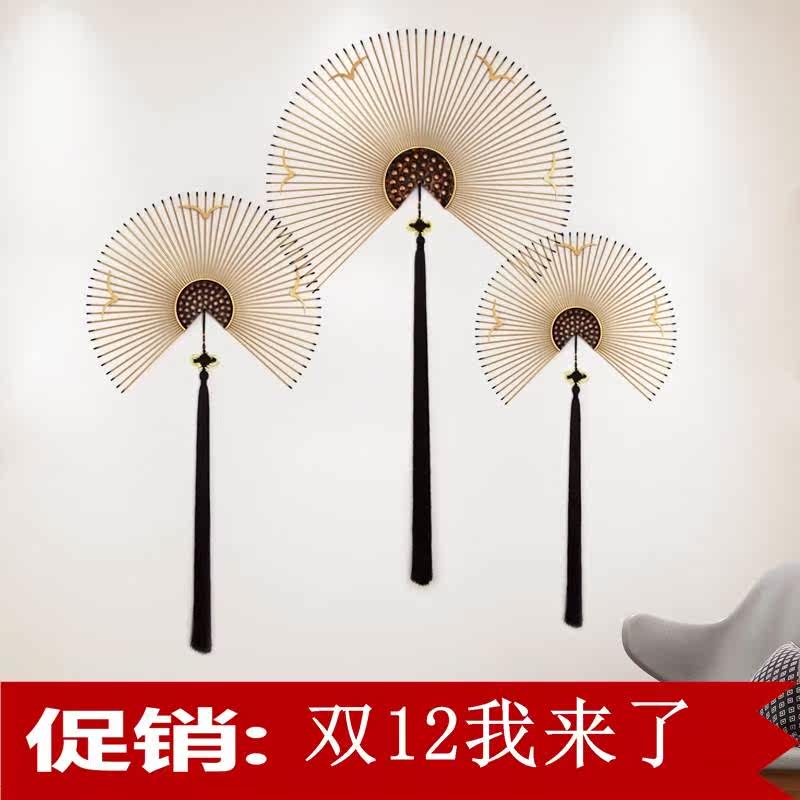 年貨壁飾金屬鐵扇子歐式客餐廳玄關臥室牆面上裝飾品挂件走廊牆飾在類目 家居飾品, 壁飾中 - 來自Buy2taobao.com提供專業的淘寶代購服務