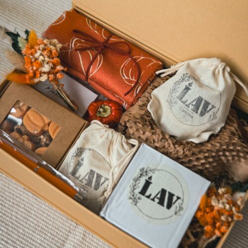 Autumn Gift Set 秋日南瓜香薰礼盒蜡烛融蜡灯套装 送朋友伴手礼