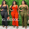 xxxxxl autumn plus size jumpsuit for fat ladies rompers big