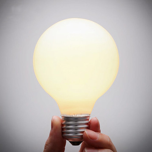 e27磨砂40w可调光奶白龙珠台灯