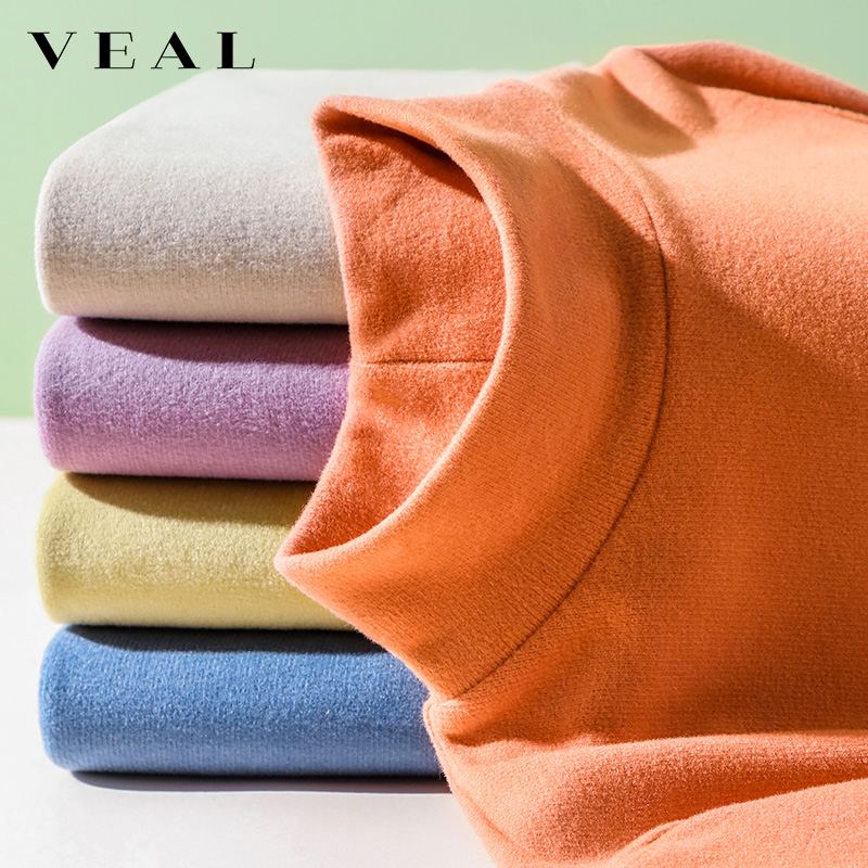 膨体德绒发热长袖加厚打底衫上衣