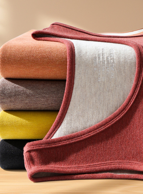 羊绒蚕丝德绒背心女2025年新款内搭护背加厚双面磨毛发热马甲上衣