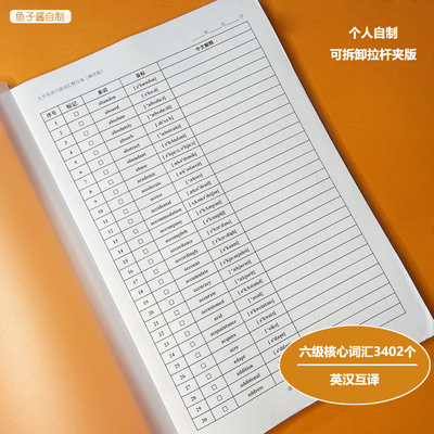 六级cet6双重音标神器顺序默写本