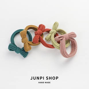 蝴蝶结发圈2023年新款 头绳少女高弹力发绳扎头发橡皮筋丸子头饰品