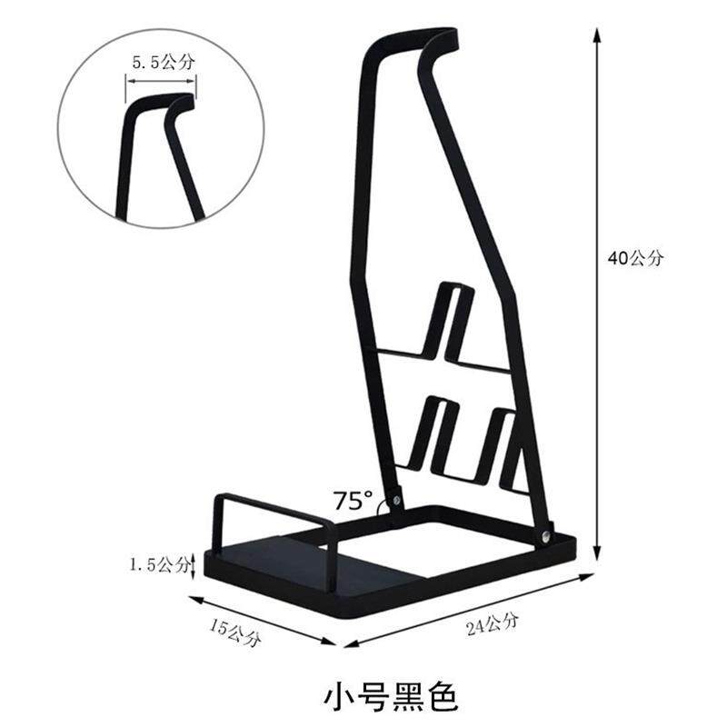 无线手持戴森追觅吸尘器收纳架小狗通用铁艺落地免打孔吸尘器支架