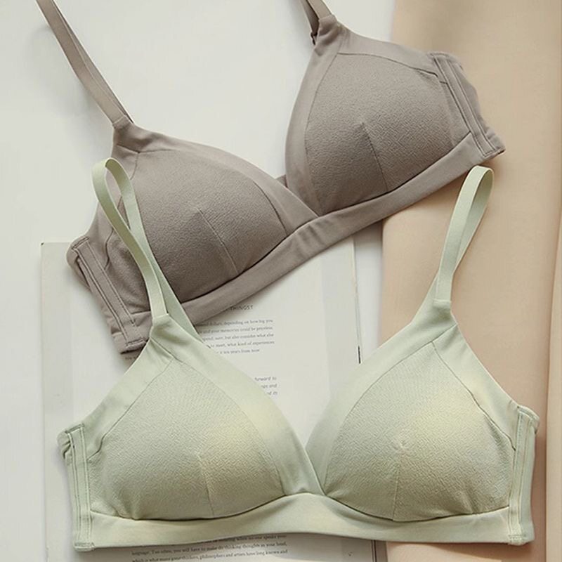 新品真丝桑蚕丝内里纯棉内衣女