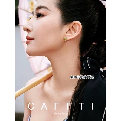 999纯银S家水晶爆闪钻石华子耳钉女螺丝拧扣养耳洞耳蜗耳骨钉耳饰