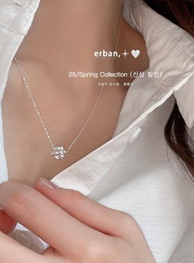 纯银小球项链女款2025新款高级感轻奢小众设计叠戴锁骨链日常百搭