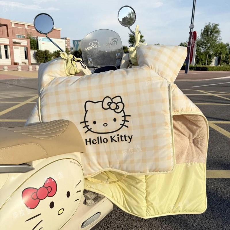 德国冬季电动车特厚保暖卡通防水防风巨厚加绒挡风被加厚高颜值