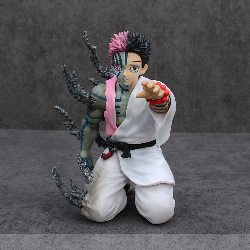 动漫鬼灭之刃十二鬼月猗窝座手办