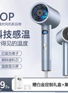 吹风机负离子护发静音速干家用大