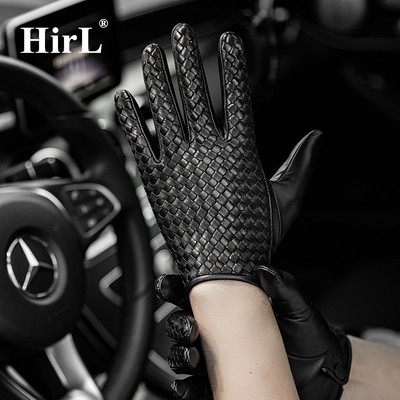 加绒保暖皮手套薄款男士