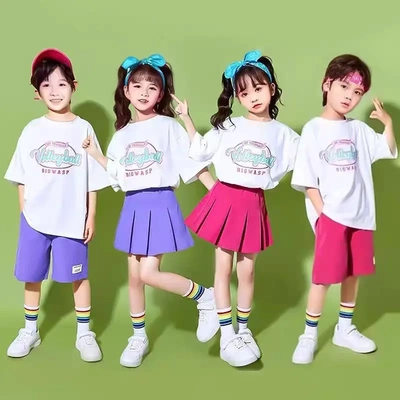 儿童青春活力表演服啦啦队舞蹈
