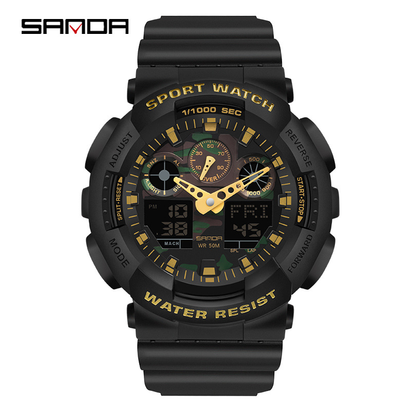 三达三达新款多功能带抬国产腕表