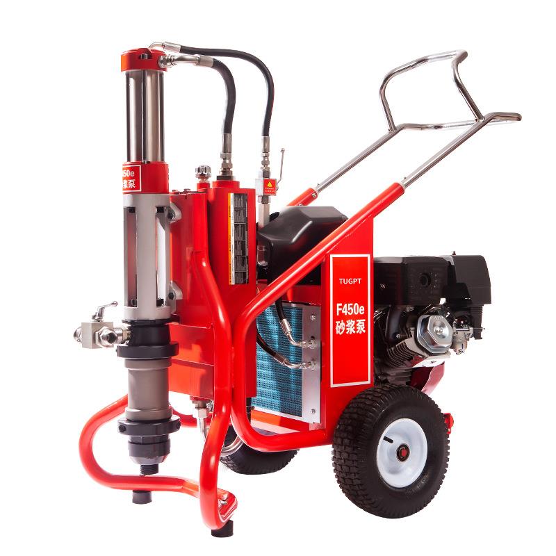 全自动柱塞式水泥砂浆喷涂机厚型防火涂料真石漆全自动石膏喷浆机