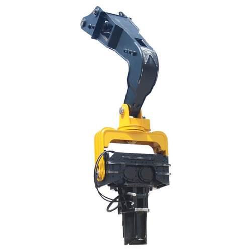 挖掘机改装打桩机预制水泥桩液压挖改振动打桩锤静力光伏压桩机