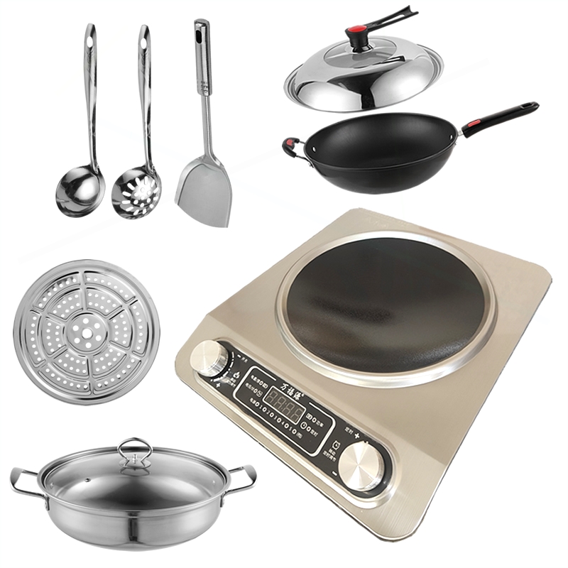 万福源凹面电磁炉家用3500w大功