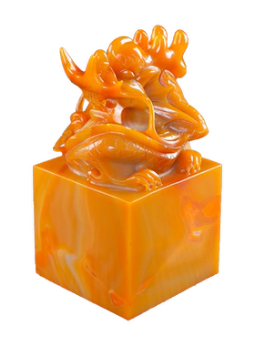 玉玺印章玛瑙摆件龙龟玄武貔貅