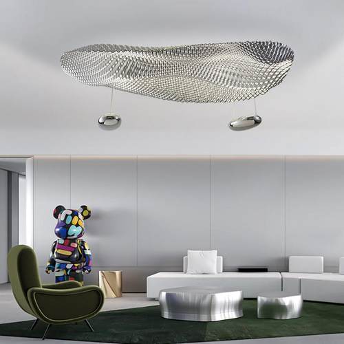 意大利Artemide设计师餐厅灯不规则水银吸顶灯别墅展厅大客厅吊灯