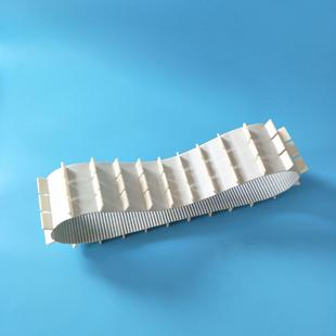 皮带轮皮带聚氨酯同步带AT10齿形带加挡块加胶同步带型号可制作