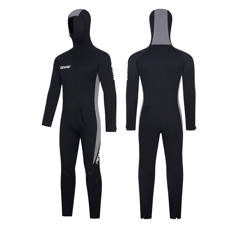 newao户外连体帽专业5mm潜水服