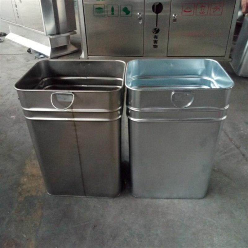 铁皮垃圾桶内芯 果皮箱内胆不锈钢内桶 镀锌板垃圾桶内胆现货