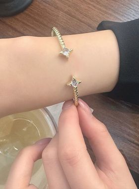 韩系风ins锆石满天星手链