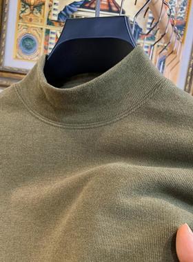 Home Daily 冬日刚需！超抬气质！德绒打底衫男秋冬季半高领内搭