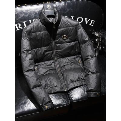 2025爆款羽绒服男冬季潮流帅气休闲立领外穿白鸭绒保暖外套潮牌男