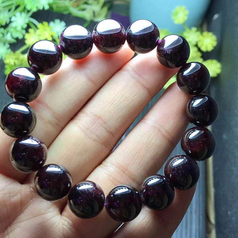 Pure natural Garnet Bracelet grain Red wine lady Lap Bracelet Jewelry 8mm Loose bead 10 millimeterin the Accessories/Fashion Jewelry, Bracelets  category - from Buy2taobao.com to provide professional Taobao agent buy service
