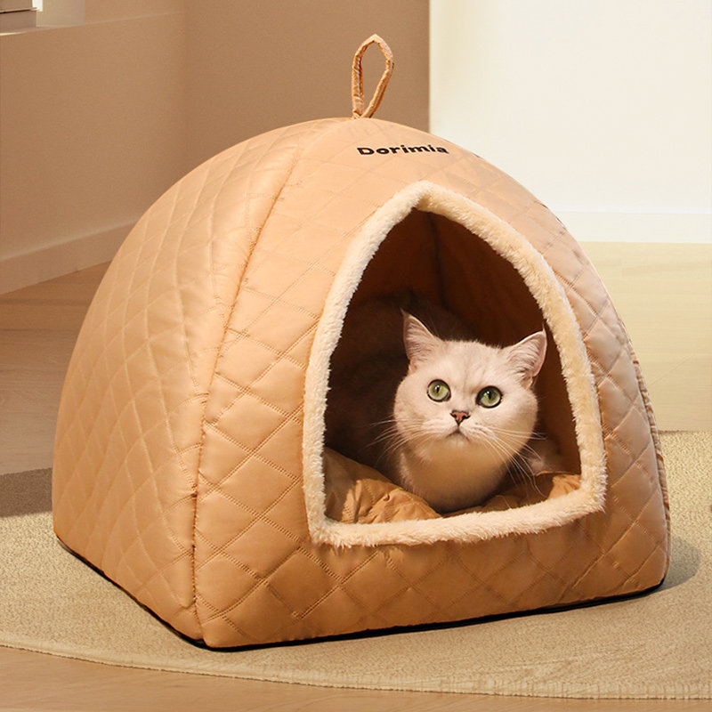 猫窝冬季保暖半封闭式安全感别墅猫床加厚狗窝冬天防寒宠物睡觉窝,宠物/宠物食品及用品,猫窝/屋/帐篷/沙发,淘宝优惠券,粉丝福利购,淘宝优惠卷