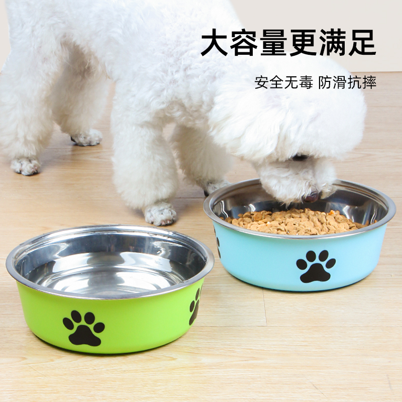 狗碗狗食盆大型犬拉布拉多金毛水盆食盆防打翻猫碗狗饭盆宠物食碗
