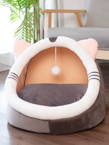 Универсальный коврик Cat Four Seasons, полузвековая кровать котенка, разборка кошачьего дома зимнее теплое собачье гнездо