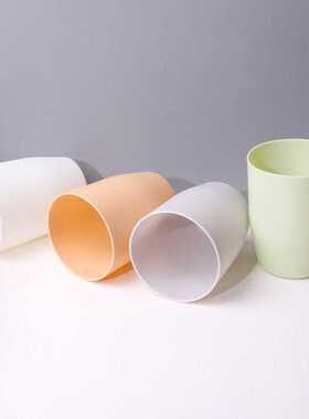 刷牙杯圆形漱口杯塑料水杯洗漱杯子刷牙牙缸绿色喝水杯子批发小号