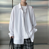 情侣衬衫长袖港风休闲百搭/A363A/C16/P45，男装衬衫，电商D325