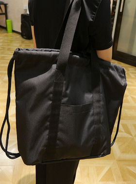 NF Dance 宁方拉丁多功能百搭单肩挎包索绳十字提花双肩背包大包